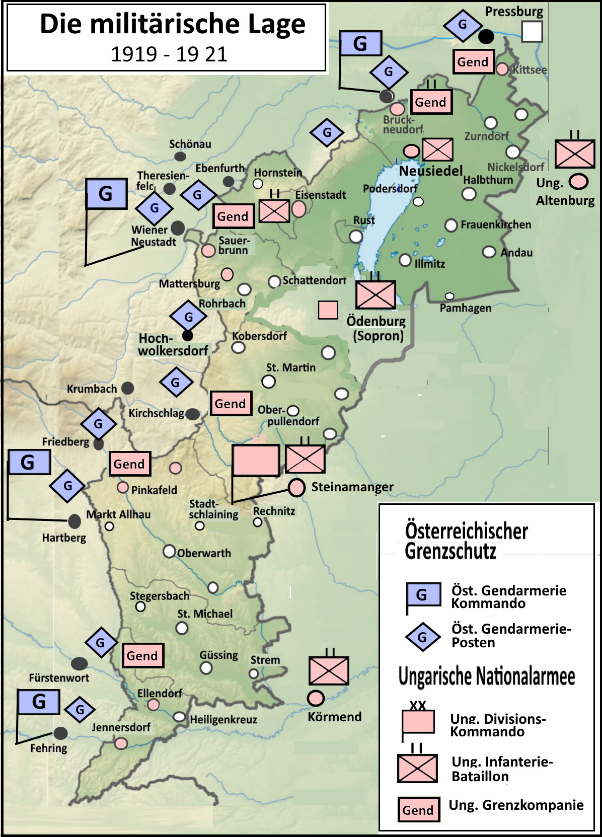 Militärische Lage